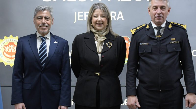 Quinteros y Gutiérrez recibieron a la secretaria de Seguridad de la Nación, Alejandra Monteoliva