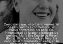 El PJ de Brinkmann recuerda a Eva Perón en un nuevo aniversario de su fallecimiento