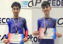 Tiago Allende y Alexis Luna obtuvieron el primer puesto en el Provincial de Patín