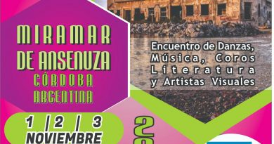 16* Encuentro de Danzas, Música, Coros y Literatura en Miramar de Ansenuza