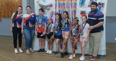 Caravana y Cena de Campeonas Nacionales de Patín en Club Bertossi