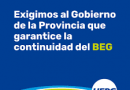 UEPC pide  extender el Boleto Educativo Gratuito hasta el final de los exámenes de diciembre