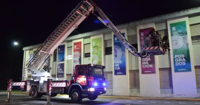 Se llevó a cabo un nuevo simulacro de incendio en UTN Facultad Regional san Francisco