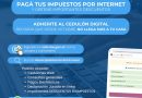 Recordá que los impuestos municipales se abonan por internet