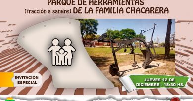 La Paquita inaugura un Parque de Herramientas de la Familia Chacarera