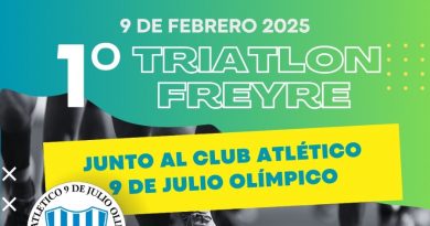 Se viene el 1* Triatlón Freyre