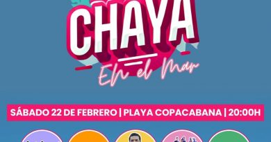 «Chaya en el Mar» – Este sábado en Miramar de Ansenuza