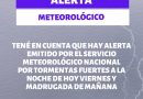 Alerta naranja por tormentas: recomendaciones para la población